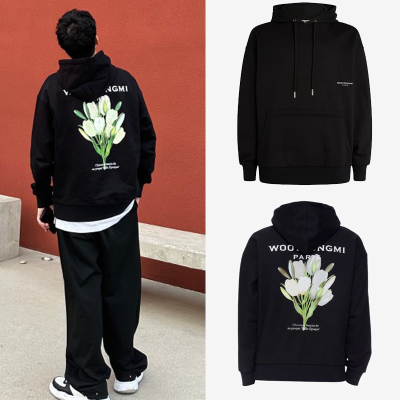 Wooyoungmi Korean Trendy Brand Color-Changing Hoodie High-Quality Terry Cotton High-Quality Hooded Sweatshirt Men's Autumn and Winter Jacket Wooyoungmi Korean Trendy Brand Color-Changing Hoodie High-Quality Terry Cotton High-Quality Hooded Sweatshirt Men's Autumn and Winter Jacket