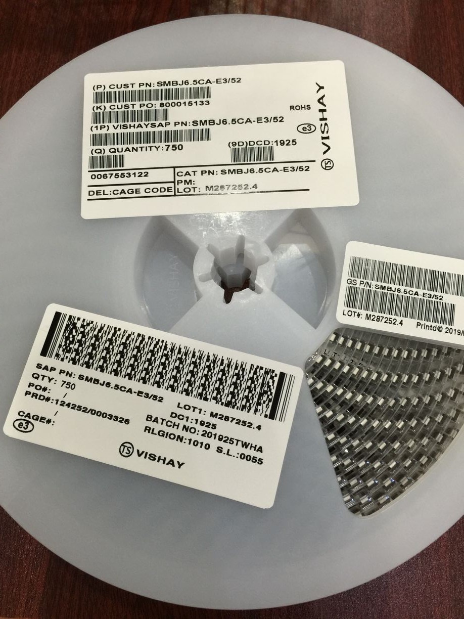 贴片TVS管 SMAJ22A DO-214AC 丝印BX 22V单向 SMA瞬态抑制二极管