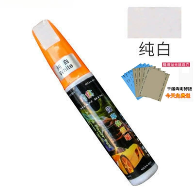 remover, beauty waxing paste, Avtomobil boya qələmləri - special-paint-touch-up-pen-pure-white-1-piece-comes-with-sandpaper
