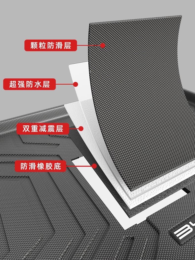 Applicable to BYD Seagull Trunk Mat 25 Surrounding 24 Trunk Mat Interior Decoration Auto Supplies