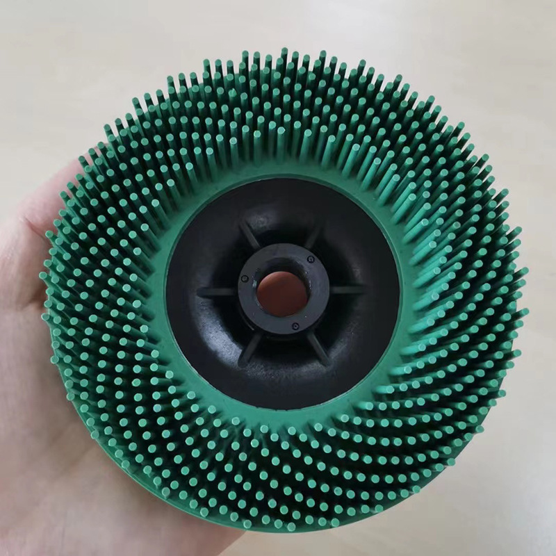 Ciclón cepillo de pulido de automóviles pulido de metal desoxidado pulido desbarbado tratamiento de superficie fabricante de cepillo de disco grande image 3
