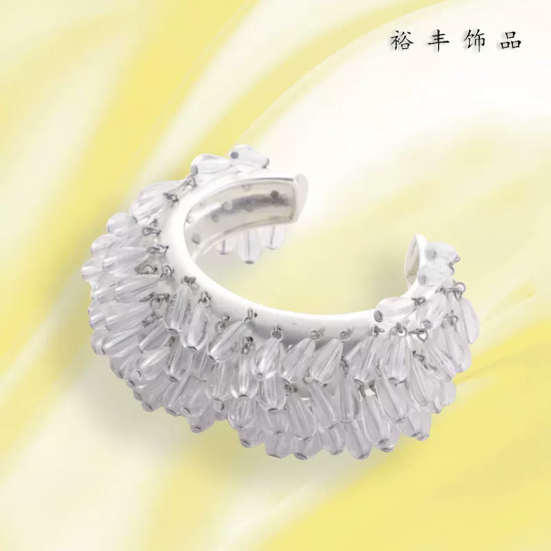 欧美热卖亚克力珠手镯 小众设计简约女士新款手环饰品批发
