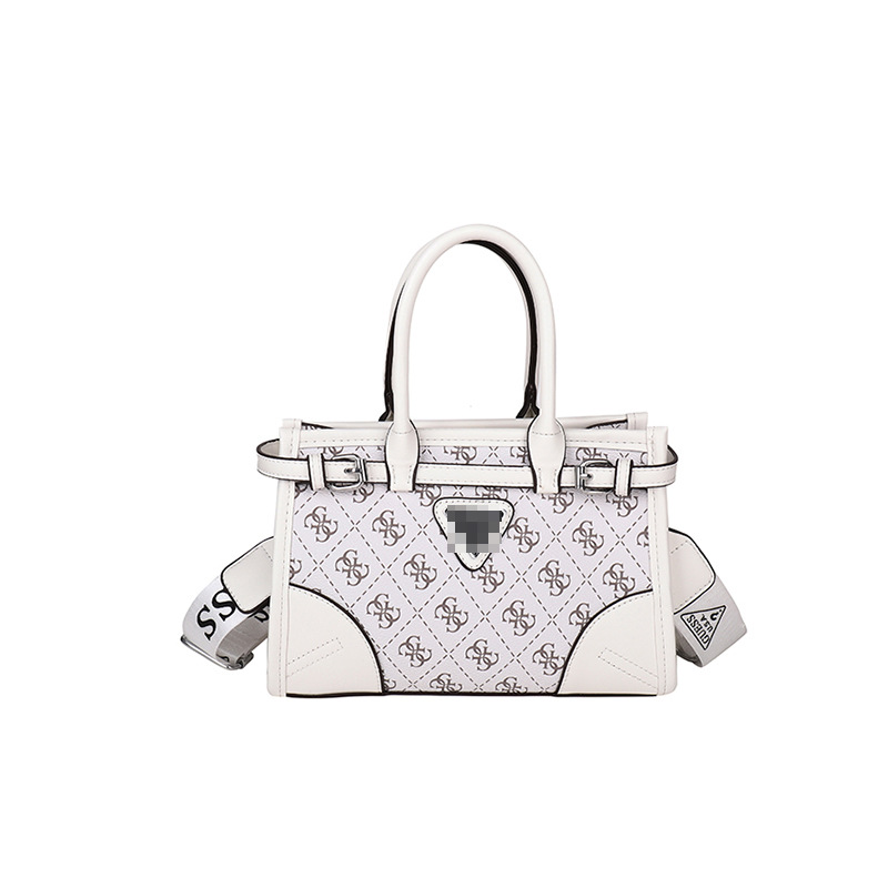 Bolso de mano estampado transfronterizo 2024 nuevo bolso de hombro rombo de alta gama diseño de moda bolso de mensajero de todo fósforo de cercanías