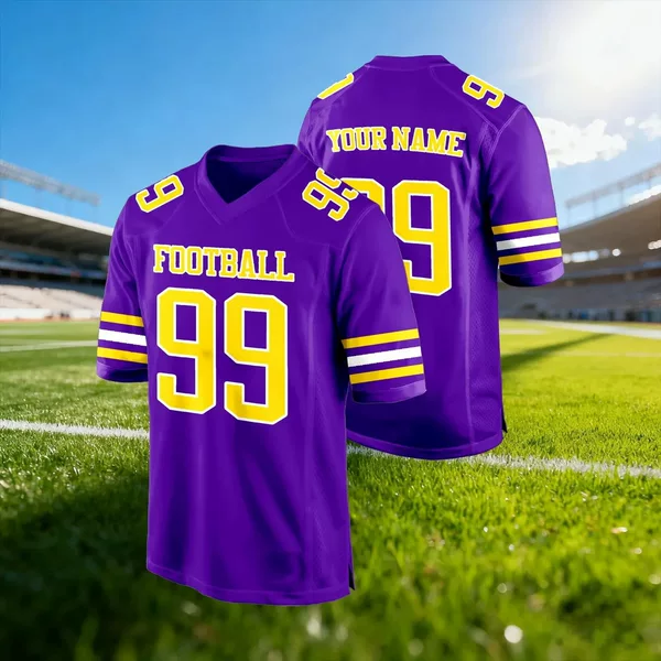 World Cup Football Fan T-Shirt in Brazilian Style, Customizable with Name and Number, Short-Sleeved T-Shirt, Casual