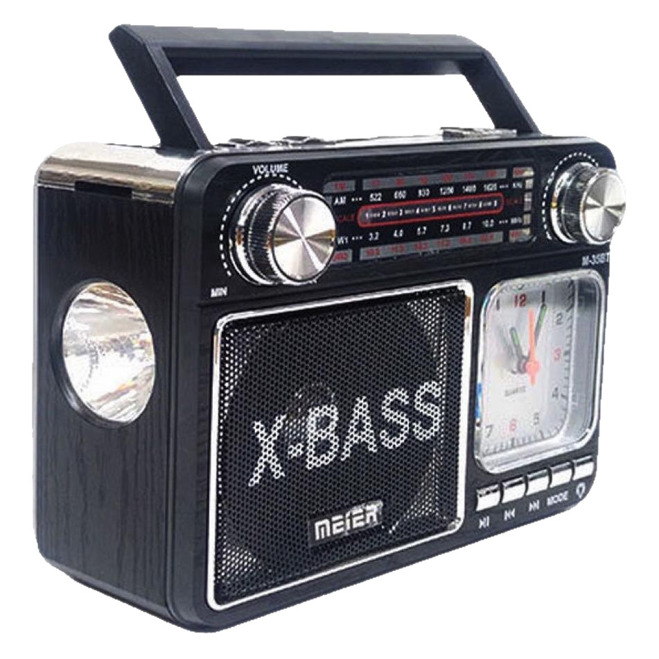 Radio portátil de comercio exterior transfronterizo con lámpara con reloj de tarjeta de radio Bluetooth altavoz de tarjeta USB multi-onda