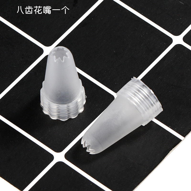 Cream glue eight teeth decorating mouth decorating bag handmade diy mobile phone shell material bag accessories