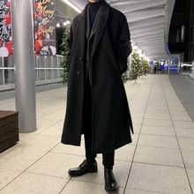 毛呢大衣男过膝中长款轻熟风男装高级感潮牌德系风衣秋冬加厚外套