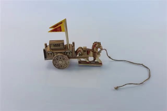 メーカー現物手作り玩具車模型消防車運搬車工事車観光地区木造工芸品バッチ|undefined