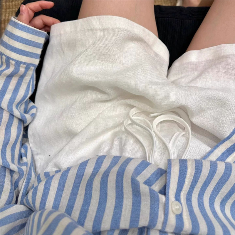 Summer Thin Cool Maternity Shorts for Outdoor Wear, Linen Wide-Leg Slimming A-Line Casual Linen Pants, Five-Point Shorts Summer Thin Cool Maternity Shorts for Outdoor Wear, Linen Wide-Leg Slimming A-Line Casual Linen Pants, Five-Point Shorts