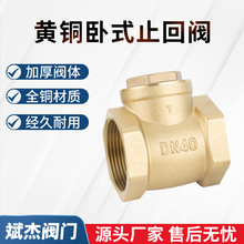 厂家直供 dn50螺纹黄铜止回阀批发 非标手动消声止回阀 来图制作