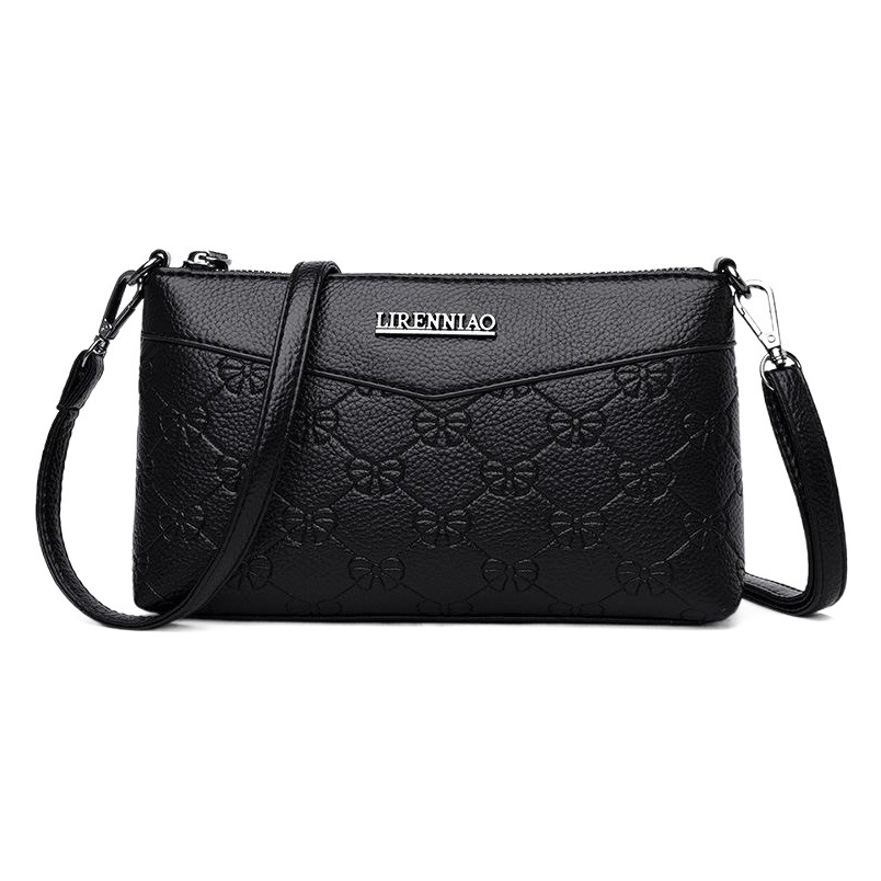 Small Handbag for Women 2026 New Korean Style Fashion Clutch Bag with Embossed Pu Texture for Middle-Aged and Elderly Women, Shoulder and Crossbody Bag