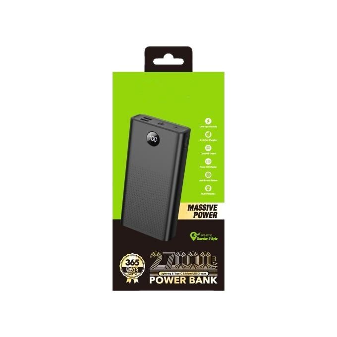 oraimo パワーバンクアフリカ貿易モデル 15 ワットデジタルディスプレイモバイル電源 27000 mAh 大容量に適しています|undefined