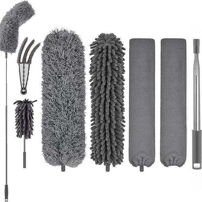 Combinación de alta altitud de fibra de limpieza de cenizas polvo pulverizador de pelo de pollo, pulverizador electrostático flexible, pulverizador de polvo de Schneil, cepillo de polvo de separación image 21