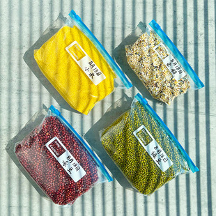 Sealed fresh-keeping bag food packaging bag household zipper ziplock bag thickened dense refrigerator frozen classification food bag