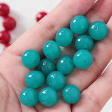 老琉璃珠子深红湖蓝散珠淄博博山手串手链DIY古法金丝串珠批发
