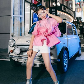 儿童表演服;连衣裙;吊带背心