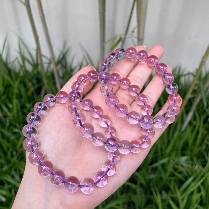 Natural Bolivian Amethyst Purple Bracelet, Single-Loop Brazilian Purple Fashion Natural White Gold Natural Bolivian Amethyst Purple Bracelet, Single-Loop Brazilian Purple Fashion Natural White Gold