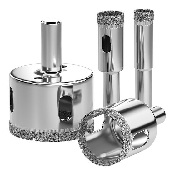 Glass hole opener emery marble ceramic hole taking ceramic tile round ring hole drilling drill bit special turn head