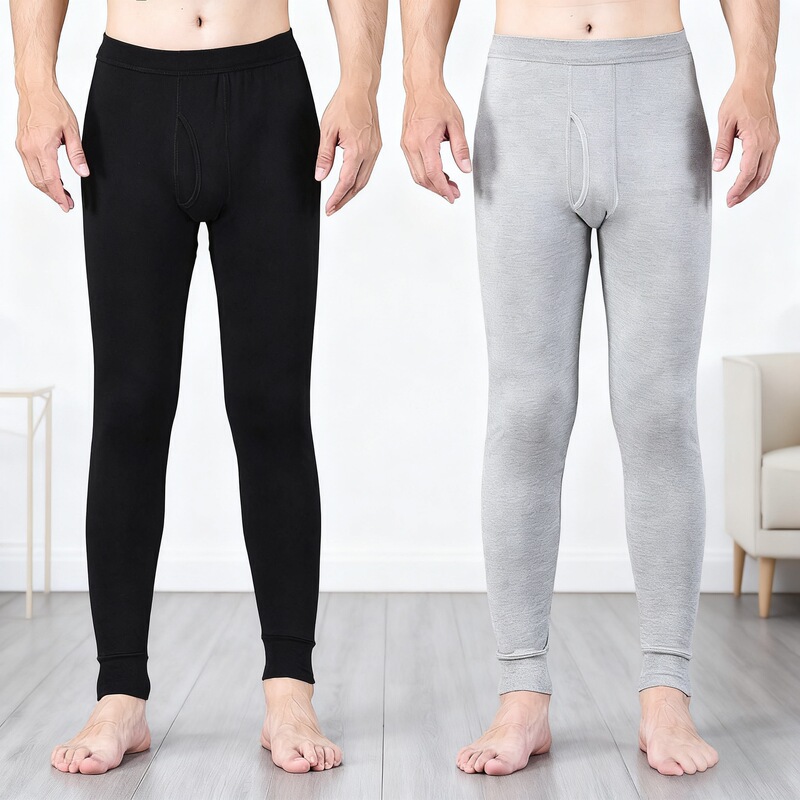 Men's Thin Thermal Cotton Pants Made of Xinjiang Cotton, Non-Pilling, Suitable for Middle-Aged and Elderly, Sports Base Layer Thermal Pants for Autumn and Winter Men's Thin Thermal Cotton Pants Made of Xinjiang Cotton, Non-Pilling, Suitable for Middle-Aged and Elderly, Sports Base Layer Thermal Pants for Autumn and Winter
