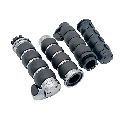 Motorcycle Handlebar Cover Harley Retro Handlebar Rubber Cover Riding Handlebar Rubber Original Handlebar Cross-Border Factory Direct Supply