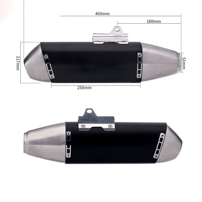 Stainless Steel Pipe Aluminum Bracket | Motorcycle exhaust pipe