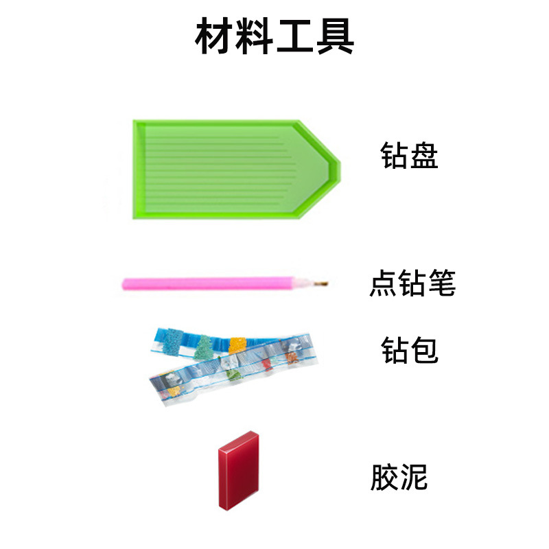 Personalizada taza de pintura de diamante transfronteriza almohadilla de taza de diamante redonda almohadilla mandala perimetral de pintura de diamante DIY