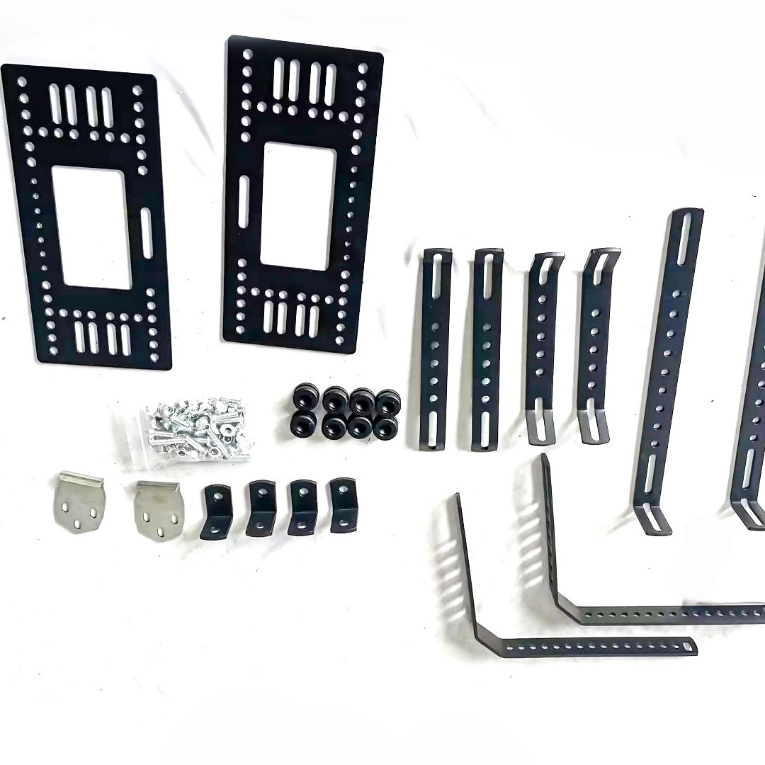 Caja lateral universal de la motocicleta pequeño soporte adecuado para Yamaha Suzuki Honda becerro aleación de aluminio caja lateral pequeño marco lateral