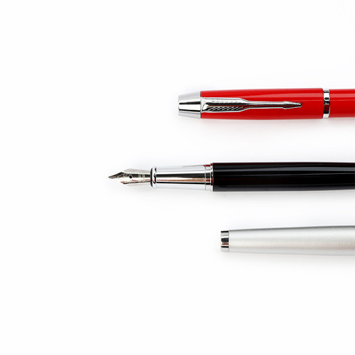 Corporate office stationery high-end gift box student exam positive pen custom LOGO signature advertising pen wholesale