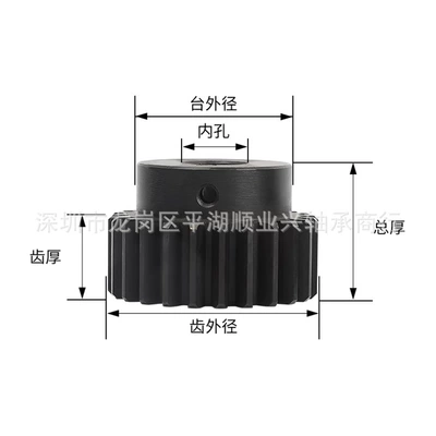 Customized Double Gear Cylindrical Gear Bevel Diferensial dişli dəstləri