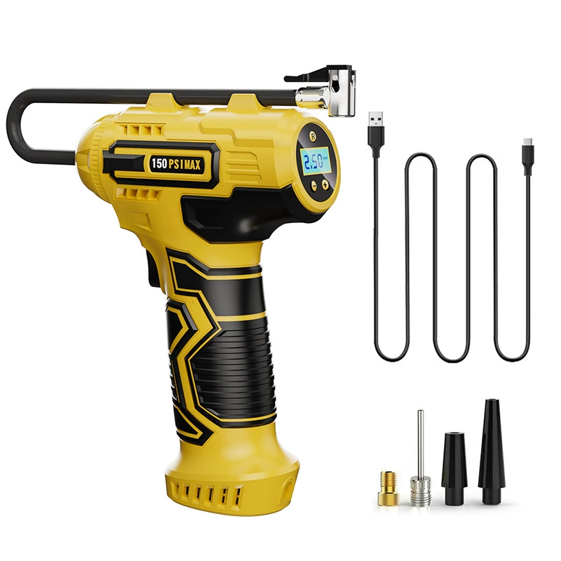 Автомобильный надувной насос беспроводной автомобильный воздушный насос портативный легковой автомобиль шины многофункциональный пистолет насос