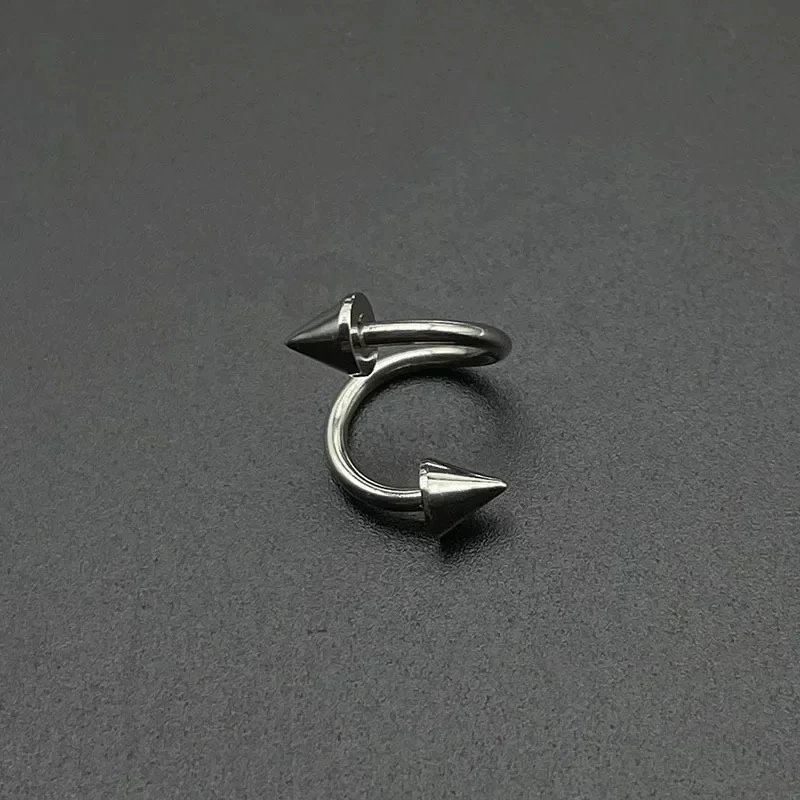 (Cross-border trading), silver lip piercing stainless steel, Amazon