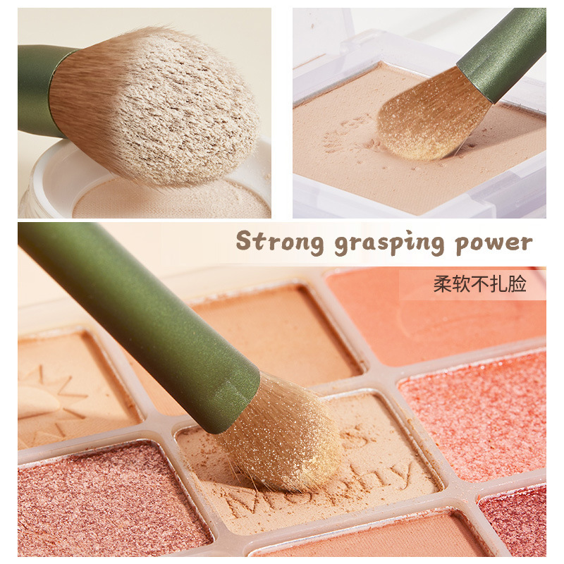 Mango de madera 10 pincel de maquillaje set de cepillo de maquillaje Cangzhou super suave blush polvo de pintura cepillo de sombra de ojos cepillo herramientas de maquillaje de belleza