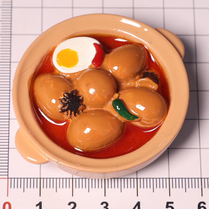 跨境夏日立体食物冰箱贴食玩冰粉爆爆珠树脂冰箱磁性贴装饰品批发|undefined