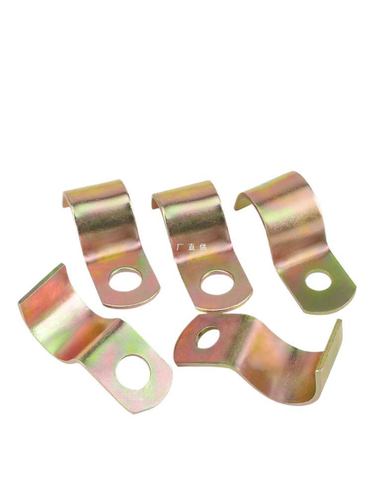 U-shaped pipe clamp holding hoop horse clamp pipe clamp pipe bracket pipe buckle unilateral water pipe clamp D5D6D8-D35