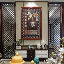 玄关过道装饰画走廊客厅沙发背景墙挂画3d立体手工雕刻玉雕画