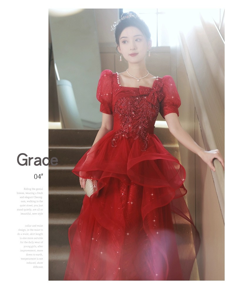 D9144 1310K VÁY ĐẦM LIỀN THÂN DỰ TIỆC NỮ SUZOPU DÙNG TRONG LỄ CƯỚI THỜI TRANG NỮ NGÀY CƯỚI G04 SẢN PHẨM MỚI