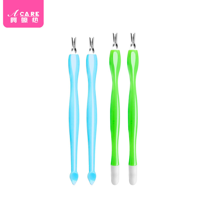 Blue long handle 2 green long handle 2