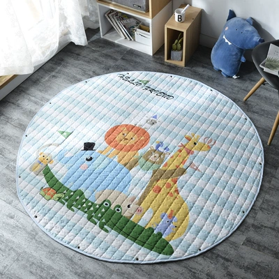 Avtomobil döşəmə paspasları: mat, portable for outings, indoor - zoo-15cm-diameter
