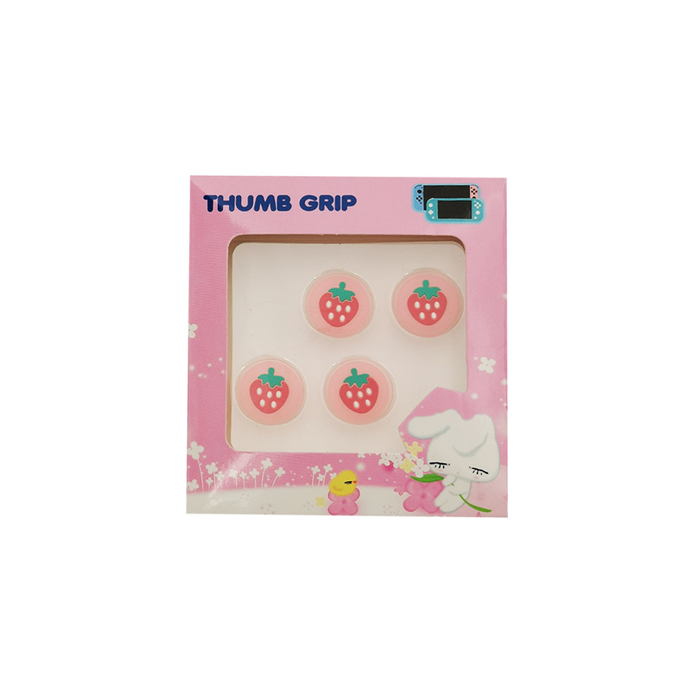 Nintendo interruptor de limón fruta tapa basculante NS funda protectora OLED Lite garra de gato fresa tapa de silicona