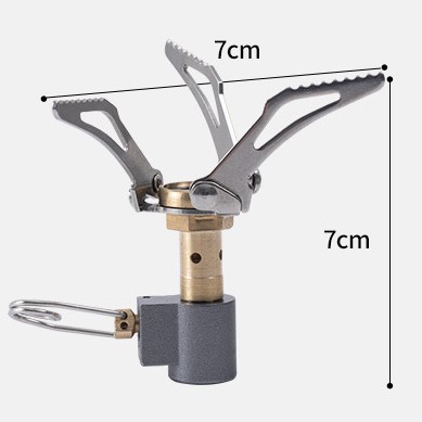 Outdoor Portable Mini Stove Aluminum Alloy Foldable Stove Multifunctional Pocket Stove Picnic Camping Stove