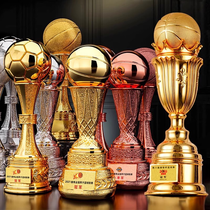 Basketball Football Trophy Custom-Made Uemura Ba Champion Gold, Silver and Copper Extra Large Volleyball Sports Competition Trophy