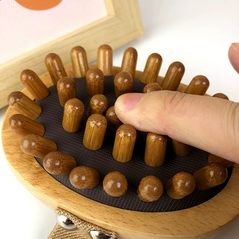 Soft heel, wooden massager full body, air bag, brush