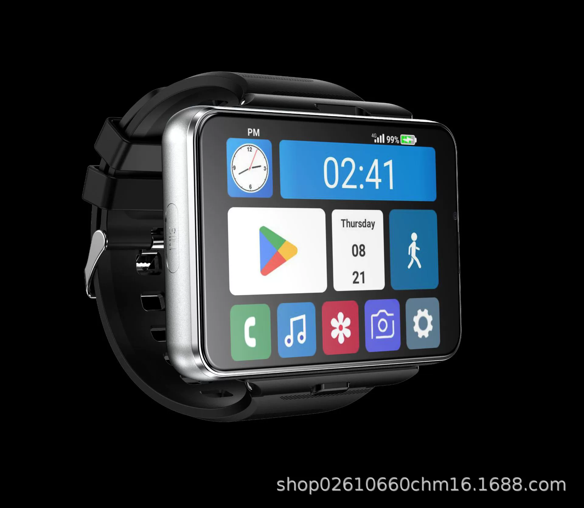 Браслет, 999 плюс, bluetooth, широкий экран, 4G, Android, отслеживает сердечный ритм, поддержка всех сетевых стандартов связи, 100