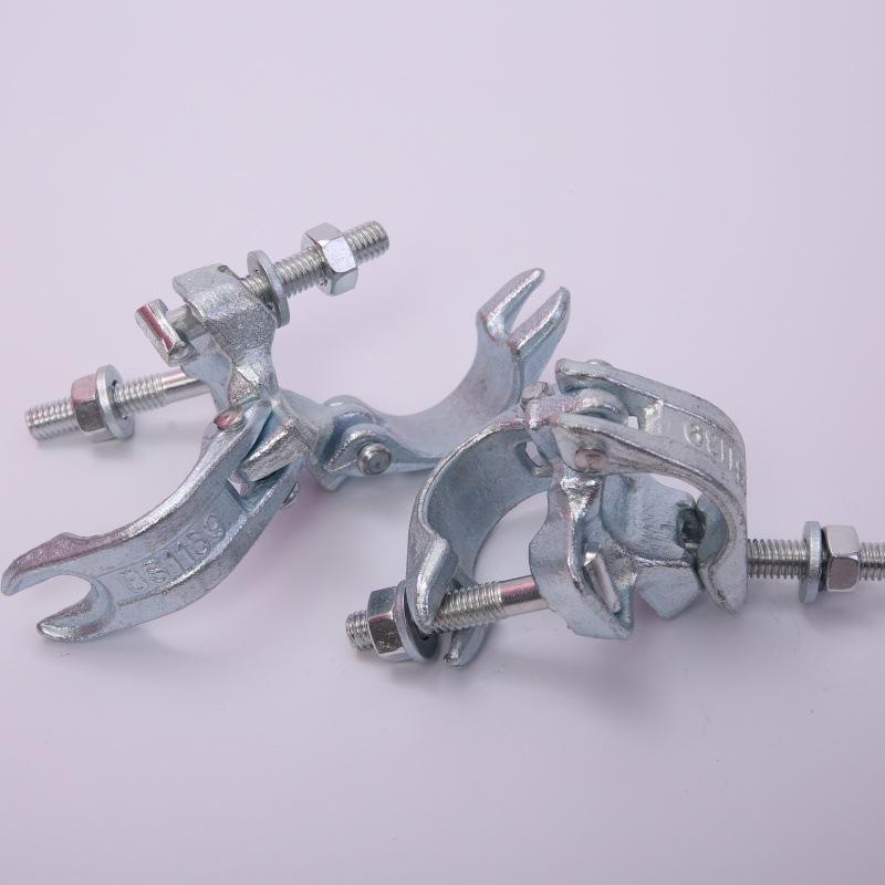 厂家供应建筑镀锌锻压扣件十字旋转冲压连接镀锌锻造脚手架配件