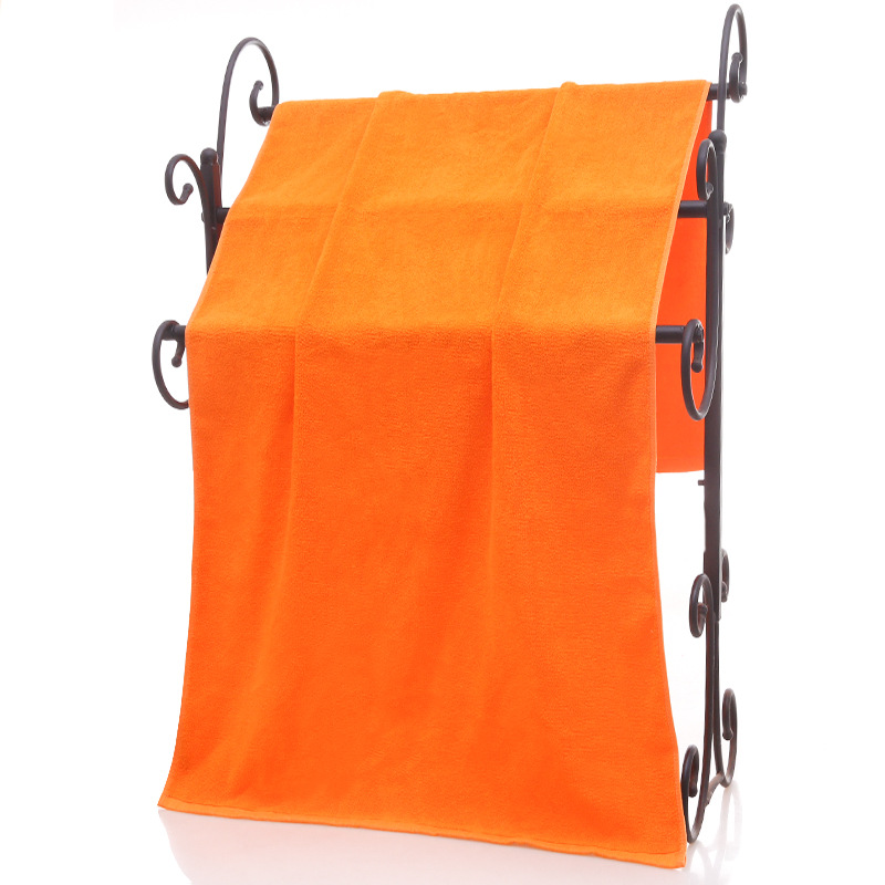 Yellow Orange Orange Towel Cotton Hotel Bath Towel Fire Therapy Large Towel Flame Retardant Massage Beauty Salon Pedicure Hot Compress Towel