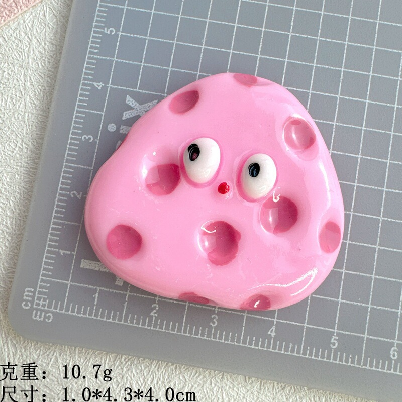 流行食游焙煎クッキー樹脂部品クリームゴムdiyかわいい表情携帯ケース冷蔵庫に靴ボタンを貼る|undefined