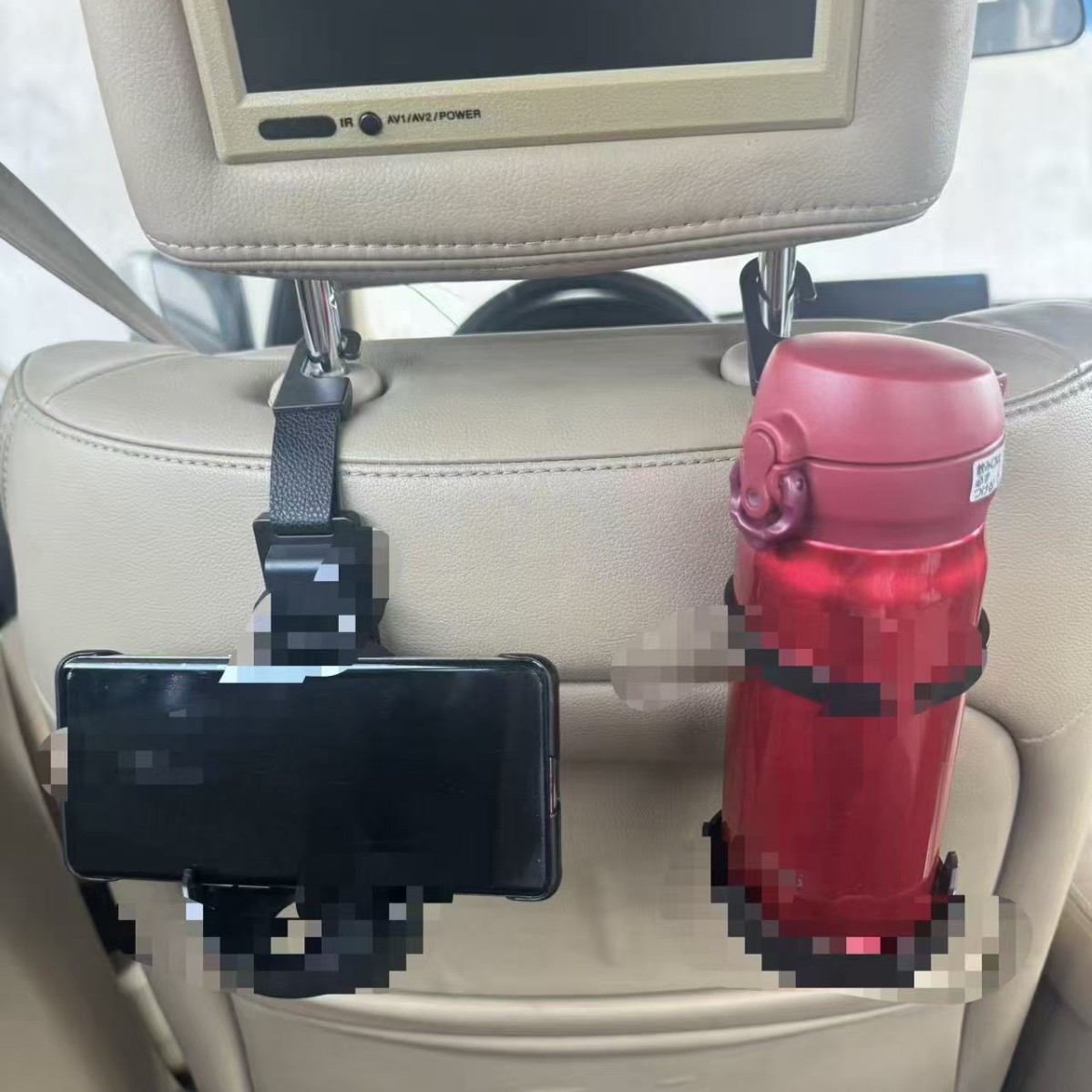 Car Interior Hook, Seat Backrest, Multifunctional Cup Holder, Headrest, Seat Backrest, Foldable Car Water Cup Holder