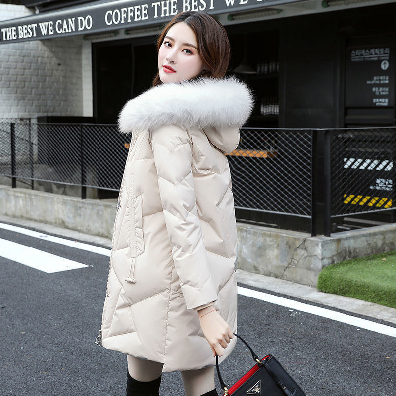 아이보리 (흰색 모피 칼라)