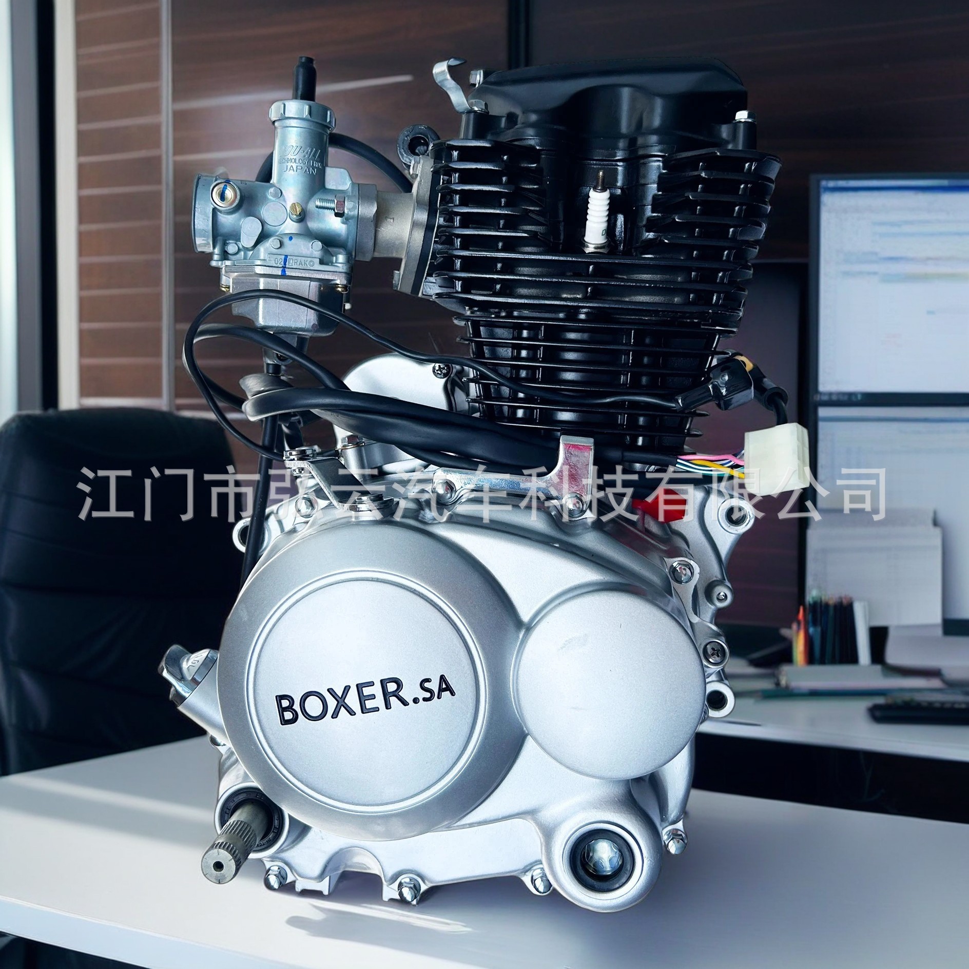 Motor de motocicleta de alta calidad de un solo cilindro refrigerado por aire de salida de cuatro tiempos CG125 es adecuado para motos como DAYANG