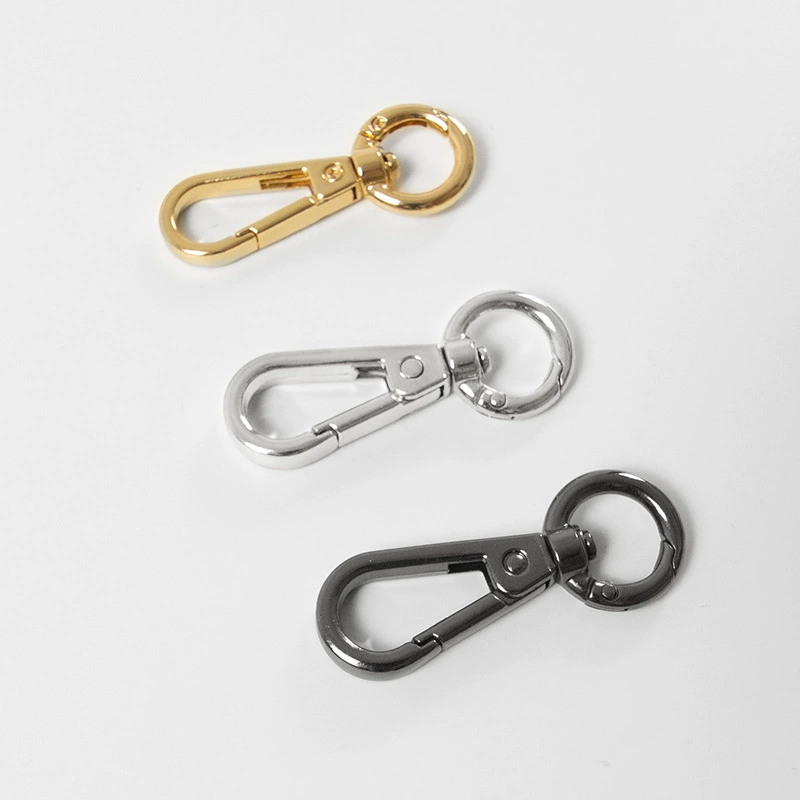 Metal bag accessory, golden keychain, (Cross-border trading)
